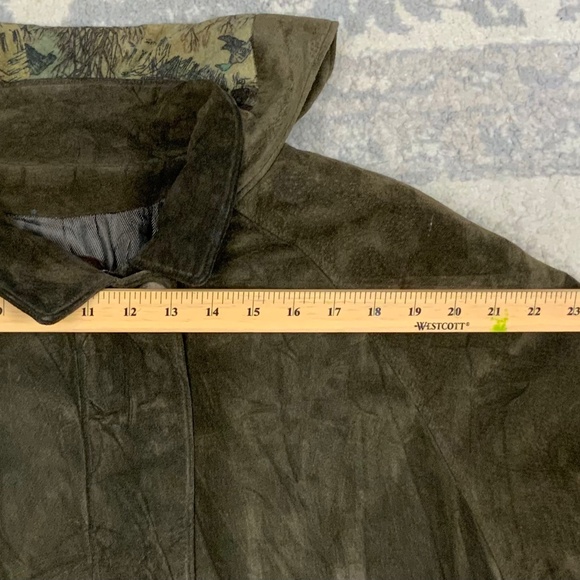 VINTAGE , 80’S BROWN SUEDE COAT , SIZE 8 - Picture 8 of 10